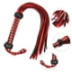 thumbnail image 2 of Methold Accesorios para látigo para montar a caballo, accesorios universales de cuero Artificial para azotar caballos, accesorio de Suministros de alimentación y agua para mascotas rojo + negro, 2 of 6