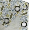 thumbnail image 5 of Ambesonne Luau Grommet Curtain, Summer Surfers and Plants, 50" x 63", Olive Green Slate Blue, 5 of 6