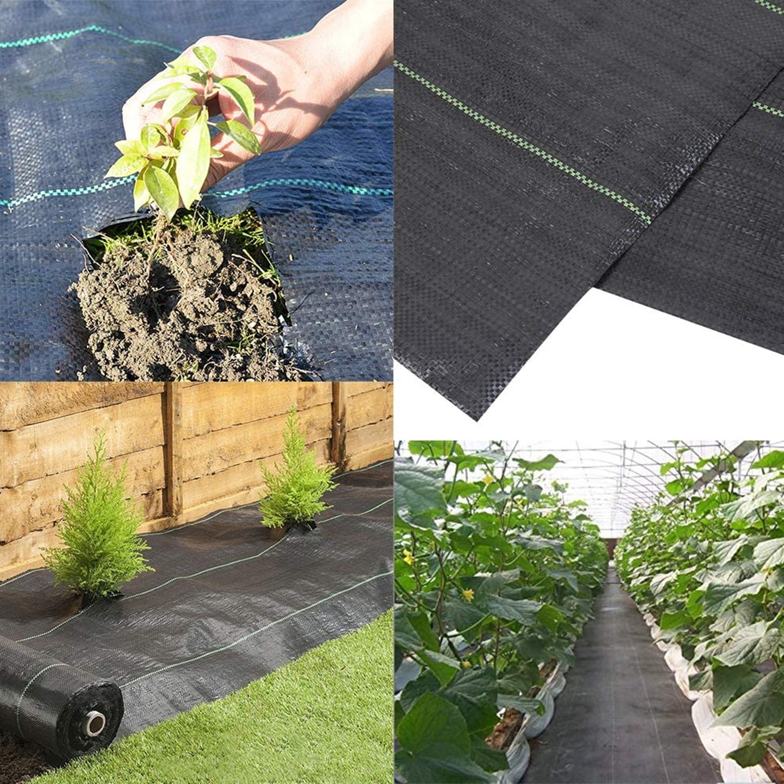 Garden Weed Barrier Landscape Fabric 4FT*150FT Barrier Ground Cover