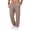 Khaki #271, variant on Men's Jogger Pants Elastic Waist Button Fly Loose Fit Solid Color Casual Sweatpants Lounge Trousers with Pockets