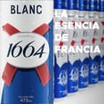 thumbnail image 3 of Cerveza Kronenbourg 1664 Blanc &ndash; Cerveza Estilo Witbier Refrescante y Equilibrada - Importada de Francia - 12 Pack de Latas de 500 ml c/u, 3 of 5