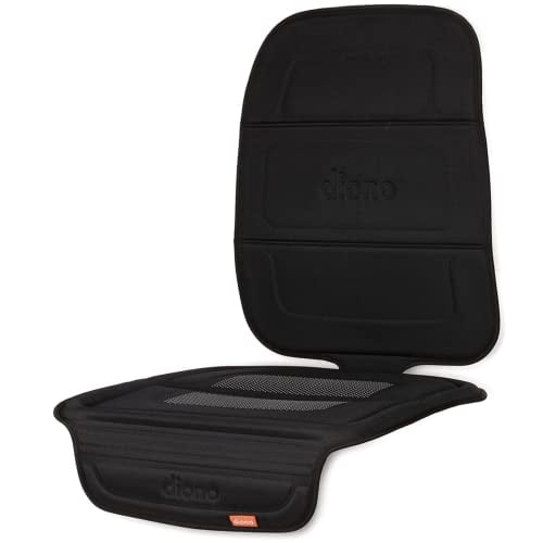 Diono Protection de Siège Complète, Protecteur de Siège Auto Taille Complète pour Siège Auto Enfant, Testé en Cas de Collision, Bords Surélevés, Rembourrage Épais et Dos Antidérapant pour une Protection Durable, Noir