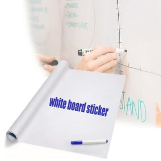 2 Rolls Whiteboard Sticker for Wall 17.7 x 78.7 Whiteboard