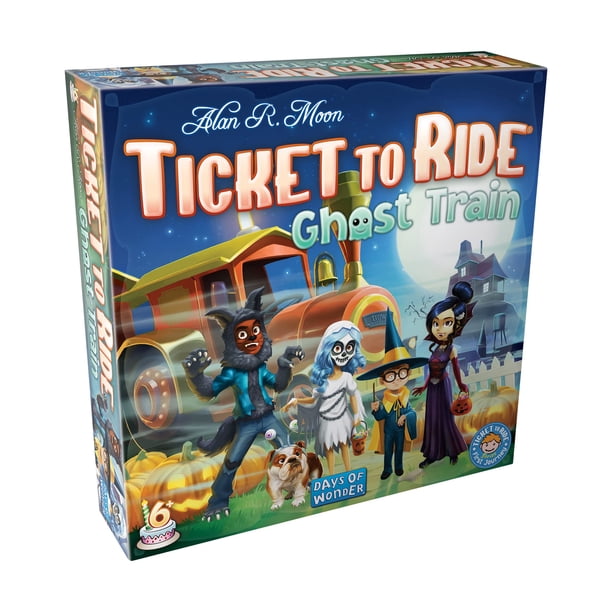 Juego de mesa Ticket to Ride Ghost Train Strategy Kids de 6 a 4 años