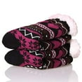 thumbnail image 6 of Dyfzdhu Women Winter Super Soft Warm Cozy Fuzzy -lined Heart Pattern With Gripp, 6 of 8