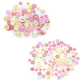 thumbnail image 2 of Craft Wooden Buttons Painted Flowers Buttons Exquisite and Small Waterproof Painted Flowers Wood Buttons Sewing Buttons 200Pcs for Scrapbooking Decoration ANGGREK Otros, 2 of 8