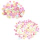 thumbnail image 1 of Botones De Madera, Botones De Costura Flores Pintadas Botones De Madera Superficie Lisa 200 Piezas Para Coser Ropa ANGGREK Painted Flowers Wood Buttons, 1 of 8