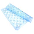 thumbnail image 4 of Sarapandan Non Slip Doormat Bathroom Bathtub Floor Mat Carpet with Rubber Suction Cup (Blue), 4 of 7