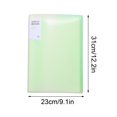 thumbnail image 3 of VQPeo Presentation Binder with Clear Plastic Sleeves, A4 Portfolio Folder for Art, Documents, Certificates, Organizer, for Office and Artwork Storage, 3 of 5