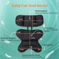 thumbnail image 2 of Inserto de asiento de coche para bebé, inserto de asiento de coche recién nacido y almohada de apoyo para la cabeza compible con cochecitos de asiento de coche Doona, cojín de carriola,, 2 of 5