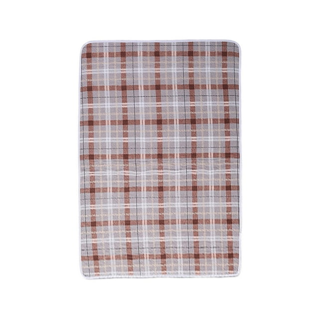 Protège-matelas Imperméable 150 cm x 100 cm en Coton Réutilisable, Alèse de Soins pour Adultes, Aînés, Post-Partum et Utilisation en Fauteuil Roulant