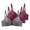 A Gray, variant on 3 Pack Women's Plus Size Jacquard Underwire Bra, Thin Cup Lift & Support for Full Bust D Cup, Maternity & Daily