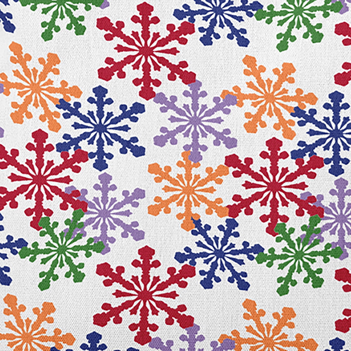 20" x 20" Simply Daisy Snow Fall Polyester Indoor/Outdoor Pillow, Orange Qty 1