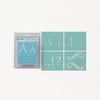 Martha Stewart Crafts Stencil - Monogram Serif Alphabet - 48 Pieces