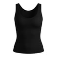 thumbnail image 5 of UAMVSH Women's Tank Tops with Bulit in Bras Summer Sleeveless Camisole Casual Comfy Slim Fit Scoop Neck Undershirts, 5 of 5