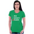 thumbnail image 4 of Xmas Naughty Nice Framed Checklist Womens Fitted Plus Size Graphic Tee Brisco Brands 2X, 4 of 5