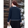 thumbnail image 4 of BeautyIn Women Cardigans Button Down Knitted Sweater Winter Versatile Coat, 4 of 4
