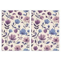 2 Pcs Funny Kitchen Towels,Pioneer Flower Microfiber Dish Towels,Kitchen Tea Towels,Kitchen Towel Set (18" X 26")