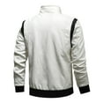 thumbnail image 4 of Vedolay Men's Lightweight Jackets Casual Daily Jackets Lightweight Zip up Casual Jacket Clothes White,4XL, 4 of 4