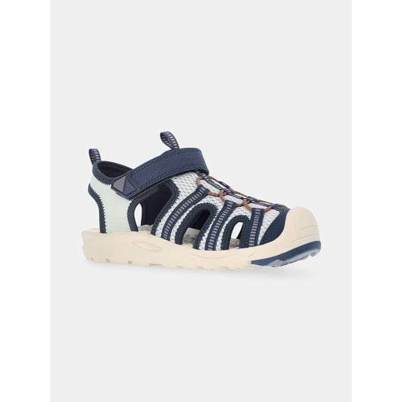 Wonder Nation Toddler, Little, and Big Boys Closed Toe Trail Sandals
