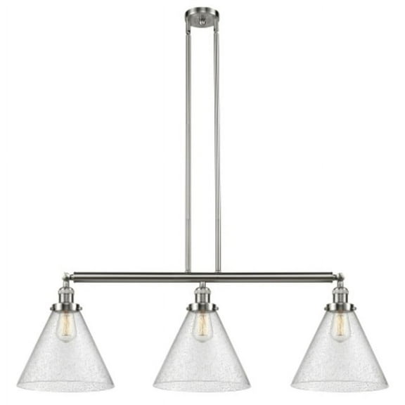 Innovations Lighting 213 X-Large Cone Cone 3 Light 44" Wide Commercial Linear Chandelier -