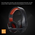 thumbnail image 4 of Auriculares SY-GX10 con micrófono externo y control de volumen, diseño ergonómico y ligero para juegos y música, compatibles con múltiples plataformas, color rojo., 4 of 6