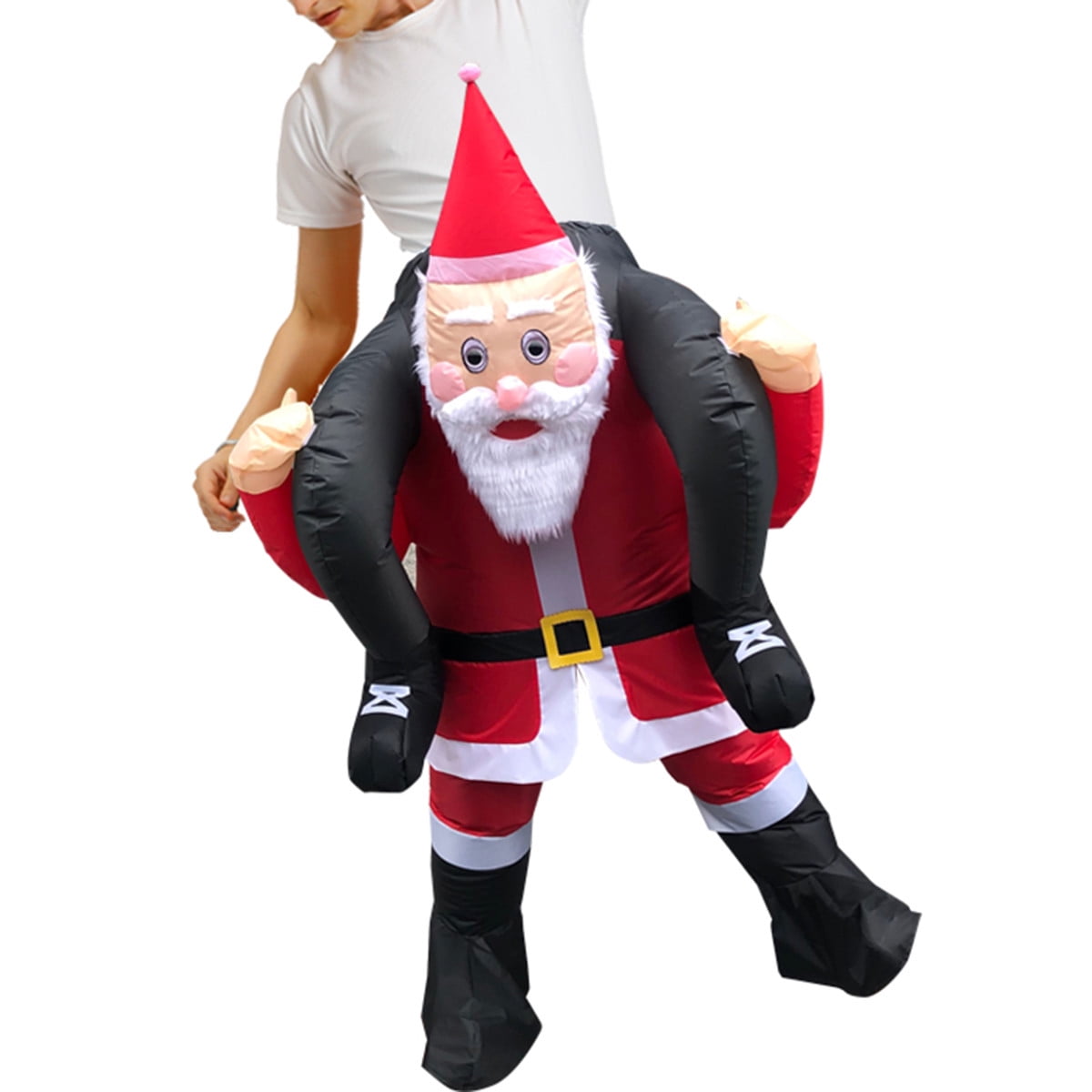 Funny Santa Claus Inflatable Costume Suit Festive Christmas Party Fancy Dress
