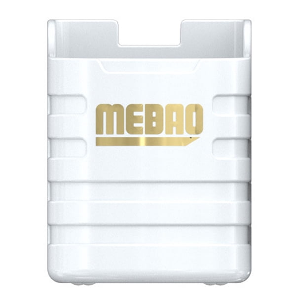 Portavasos De Agua De Pesca MEBAO Soporte para vaso de agua de pesca Caja de pesca al aire libre Soporte para botella de agua (Blanco)