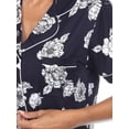 thumbnail image 5 of White Mark Women's Short Sleeve Floral Pajama Set, 5 of 5