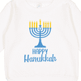 thumbnail image 3 of Inktastic Happy Hanukkah with Blue Menorah Toddler Sweatshirt, 3 of 4