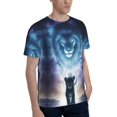 thumbnail image 5 of The Lion King Men's T Shirt 3D Graphic Hip Hop Unisex Tees Tops Casual Stylish Crew Neck Short Sleeve, 5 of 8