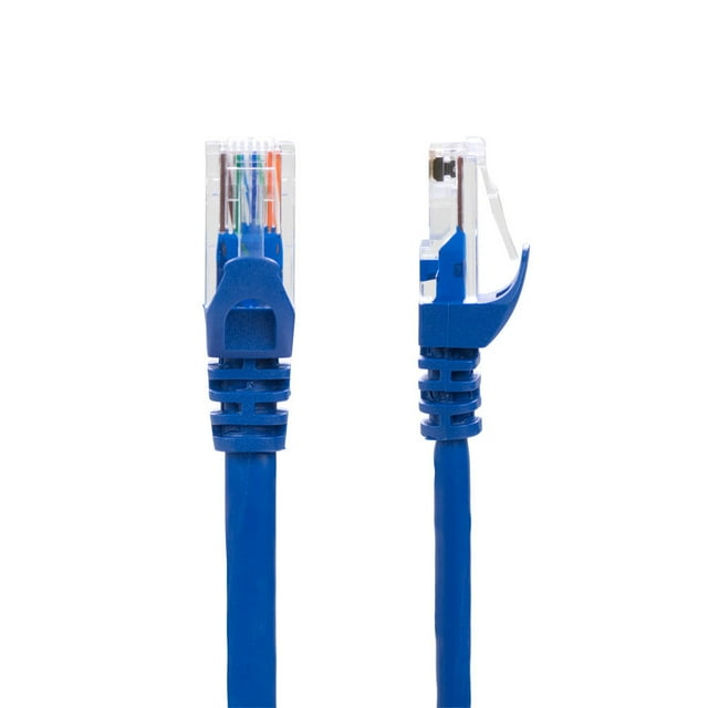 50ft Cat6 550MHz UTP 24AWG RJ45 Ethernet Network Cable, Blue