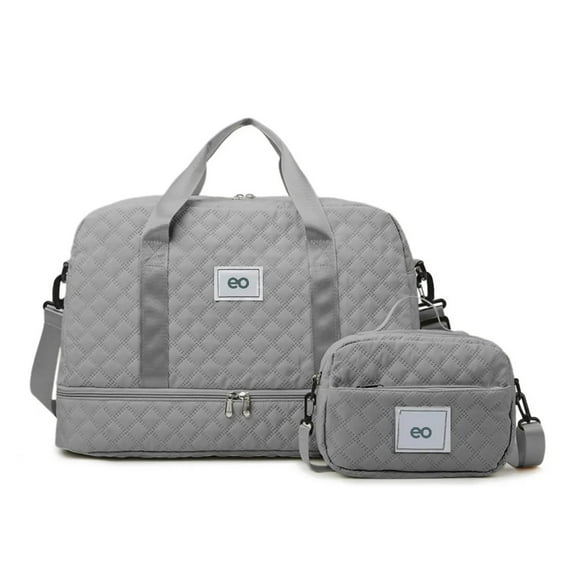 Maleta Gym Deportiva Mujer Con Mochila Y Bolso Extra Pequeño Grey