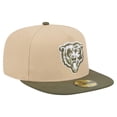 thumbnail image 3 of Men's New Era  Light Beige/Olive Chicago Bears Color Pack A-Frame 59FIFTY Fitted Hat, 3 of 5