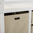 thumbnail image 6 of Zimtown Baby Changing Table,Dresser Baby Diaper Changing Station with Laundry Hamper,Infant Nursing Table with 3 Storage Drawers,Removable Safety Rail & Strap for Bedroom,White, 6 of 10