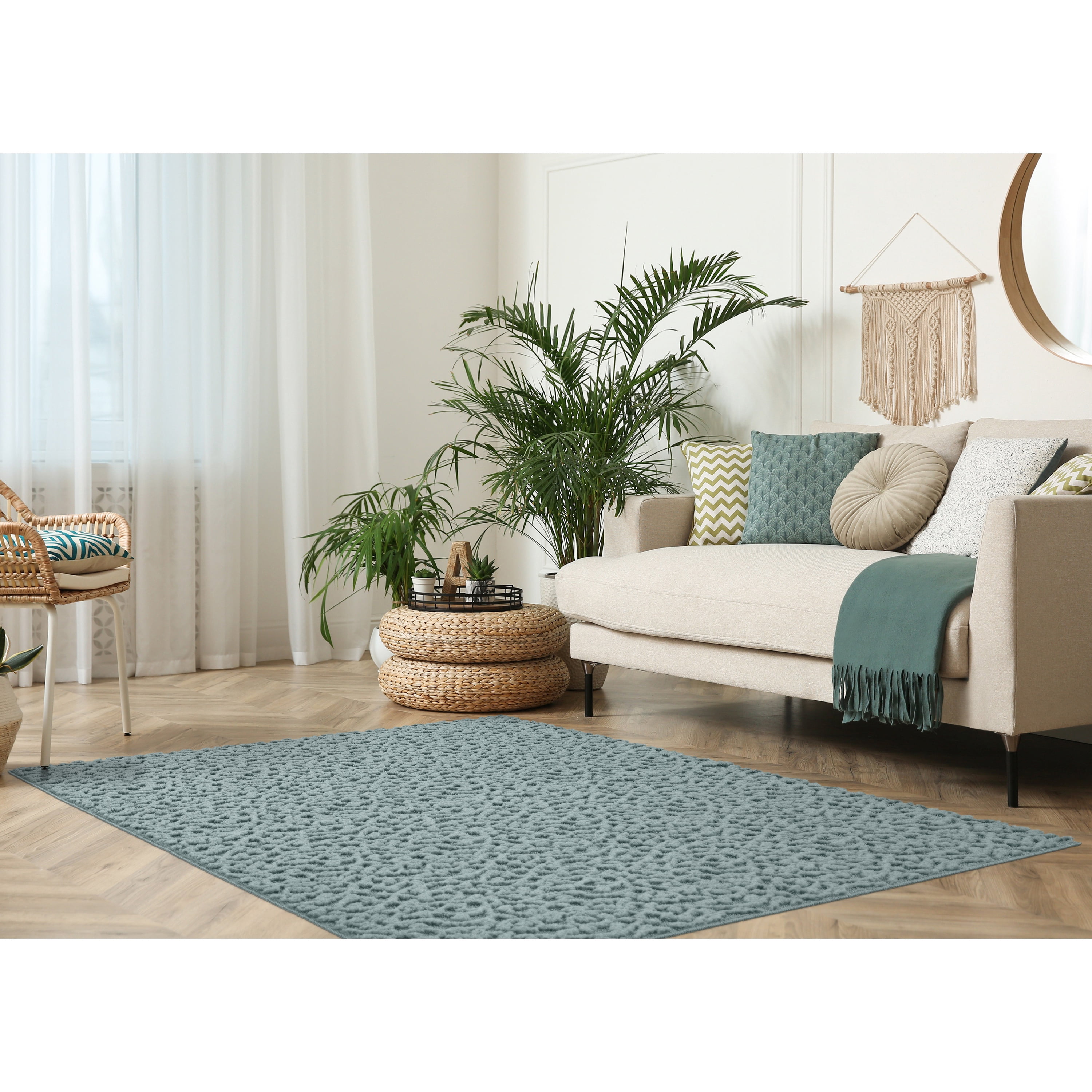 Garland Rug Ivy Sea Foam Indoor Area Rug, 12' x 15'