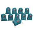 thumbnail image 4 of Darling Souvenir Blue Merry Christmas Custom Party Supplies Gift Pouches Favor&nbsp;Candy Bags&nbsp;15 Pieces, 4 of 5