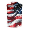 thumbnail image 5 of Abomasnow Men's American Flag Tank Tops 4th of July Half Zip Shirt Sleeveless Patriotic Independence Day Muscle Cutoff Shirt (S-XXXL), 5 of 5