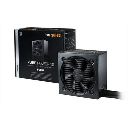 Be Quiet BN674 Pure Power 10 600W 80 Plus Silver ATX12V v2.4 & EPS12V v2.92 Power Supply with Active PFC - (Best Quiet Power Supply 2019)