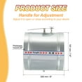 thumbnail image 2 of 8 Inch HVAC Duct Damper Manual Volume Backdraft Damper Airflow Ducting Control Valve Silver, 2 Pcs, 2 of 7