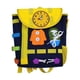 thumbnail image 4 of Mochila para niños pequeños Tablero ocupado Juguete de viaje Rompecabezas Tablero sensorial Desarrollar habilidades motoras finas para regalos de, 4 of 9