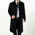 thumbnail image 2 of QueenLine Cashmere Natural Long Over Knee Jackets Loose Casual Woolen Coat, 2 of 19