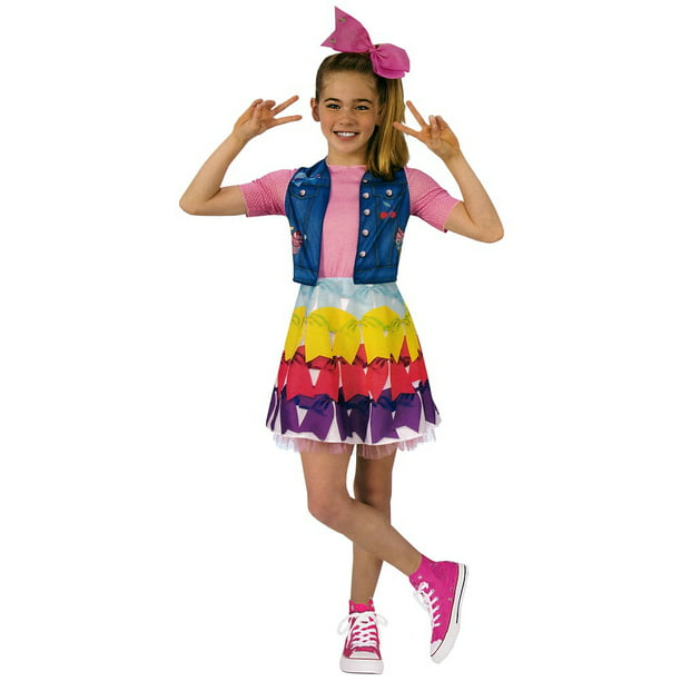 Jojo Siwa Bow Dress Kids Costume - Large - Walmart.com