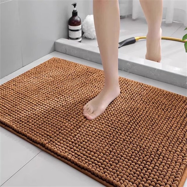 SuChun Kitchen Rug Bathroom Rugs Extra Soft Absorbent Bath Rugs Non Slip Dry Quickly Machine Washable Bath Mats For Bathroom Floor Tub And Shower Grey