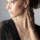 thumbnail image 1 of FOMIYES Collar Rosa Choker Decorativo De Para Mujer Con Materiales Seguros Y, 1 of 8