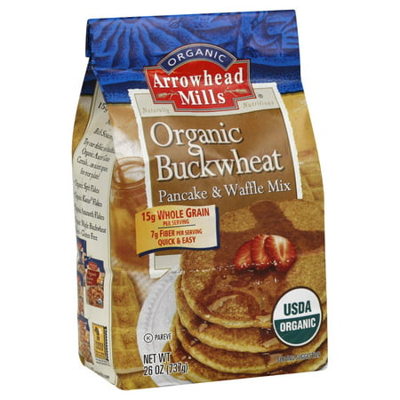 Arrowhead Mills Organic Buckwheat Pancake and Waffle Mix, 26 (The Best Buckwheat Pancakes)