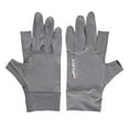thumbnail image 2 of Guantes de medio ,protector solar al aire libre conducción guantes de seda de hielo mujeres, de hombre protección solar suave transpirable,absorbente de sudor antideslizante, 2 of 8