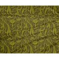 thumbnail image 4 of oneOone Polyester Lycra Fabric Leaves & Floral Block Printed Fabric 1 Yard 56 Inch Wide, 4 of 4