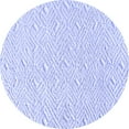 thumbnail image 1 of Ahgly Company Machine Washable Indoor Round Oriental Blue Industrial Area Rugs, 4' Round, 1 of 4