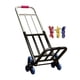 thumbnail image 1 of Carro de mano plegable, carro para subir escaleras con asa ajustable, ajustable con cuerda, carro plegable para equipaje, carro de mano para viajes de 32 mm de diámetro shamjiam Carrito de equipaje, 1 of 8